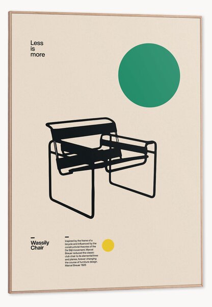 Stampa digitale incorniciata Wassily Chair