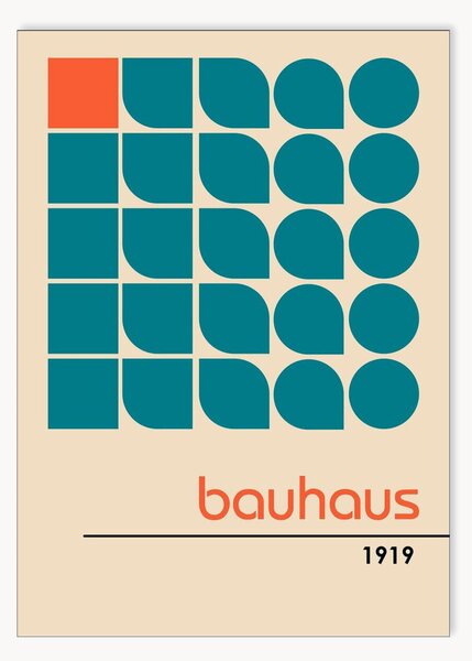 Poster Bauhaus 1919
