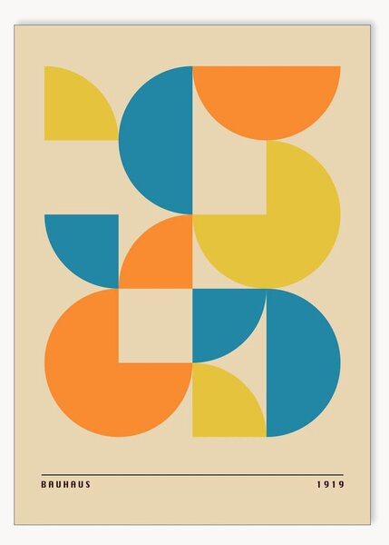 Poster Bauhaus Abstract