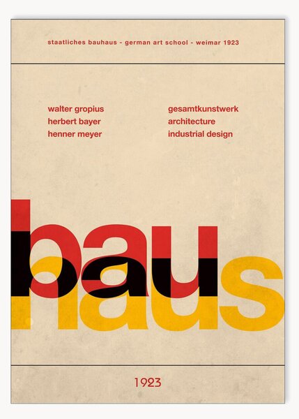 Stampa digitale Bauhaus Art School