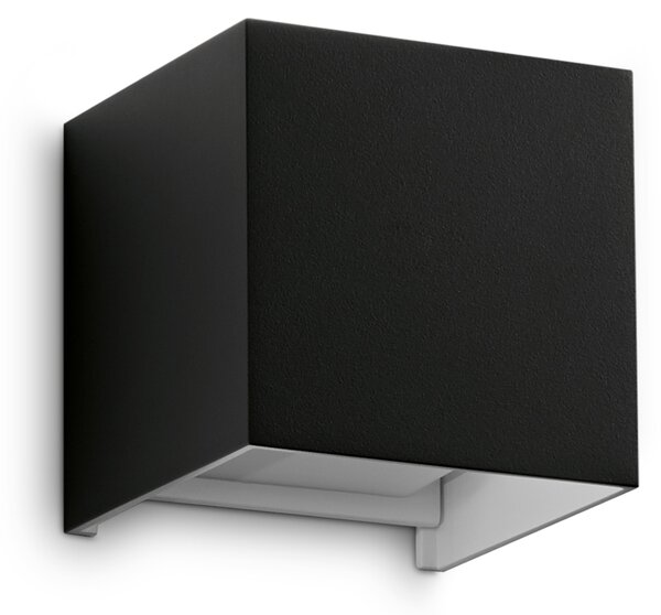 Applique Atom 12W Luce Naturale Nero IP54 Ideal Lux