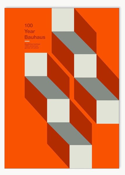 Stampa digitale Bauhaus Squares