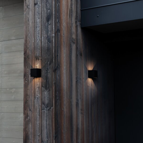 Applique Per Esterno Atom 12W Luce Calda 3000K Grigio Ideal Lux