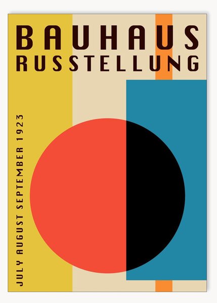 Poster Shapes of Bauhaus