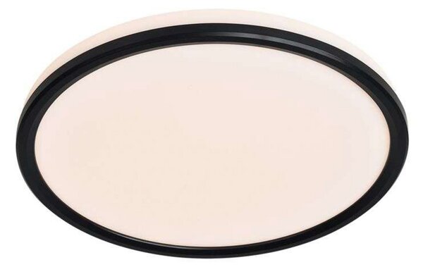 Plafoniera Nordlux, Liva Smart, dimmerabile, Nero, Soggiorno, Plastica
