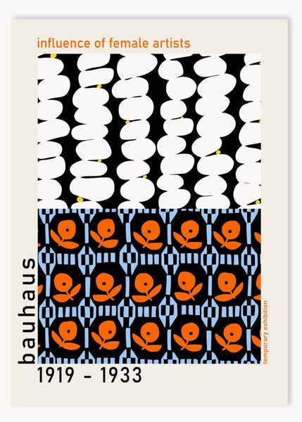 Poster Bauhaus Female Artists