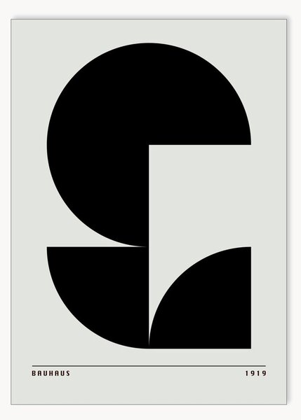 Poster Bauhaus 1919