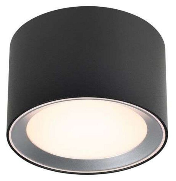 Plafoniera Nordlux, Landon Smart, dimmerabile, Nero, Soggiorno, Metallo