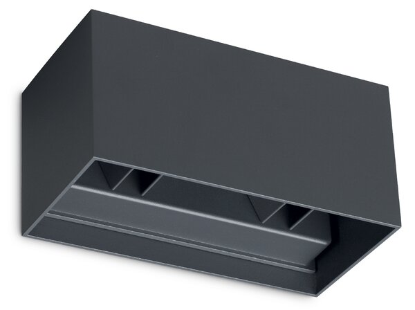 Applique Atom 25W Luce Calda 3000K Antracite Ideal Lux