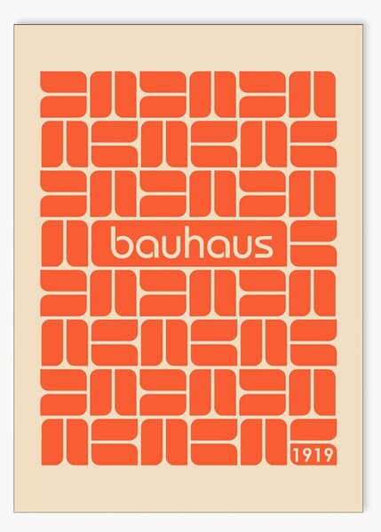 Stampa digitale Bauhaus Orange