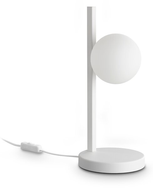 Lampada Da Tavolo Binomio 4W G9 Bianco Dimmerabile Ideal Lux