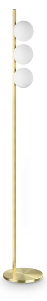 Lampada Da Terra Collezione BINOMIO 3 Luci G9 Ottone Dimmerabile Ideal Lux