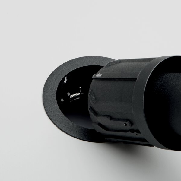 Faretto Ad Incasso Beyond LED 10W Luce Calda Nero Ideal Lux