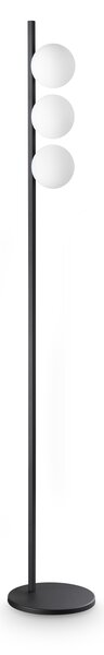 Lampada Da Terra Collezione BINOMIO 3 Luci G9 Nero Dimmerabile Ideal Lux
