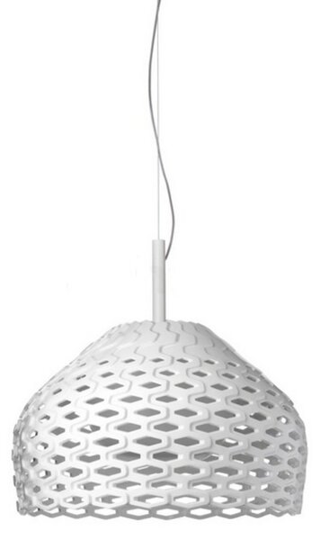 Lampada a sospensione FLOS, Tatou, dimmerabile, Bianco, Soggiorno, Plastica, Design