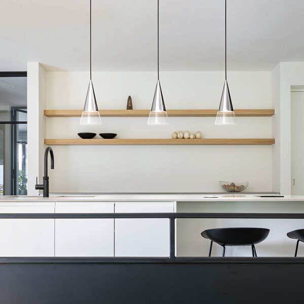 Lampada A Sospensione Collezione CONO GU10 Ottone Altezza Regolabile Ideal Lux