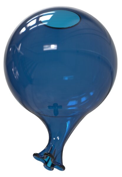 Lampada Da Tavolo Collezione CLOWN Blu Finitura in Vetro Diametro 15 cm Ideal Lux