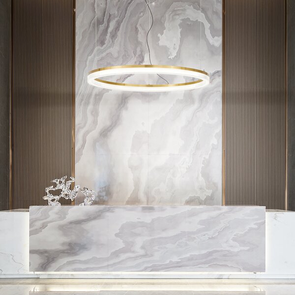 Lampada A Sospensione Collezione CROWN LED 43W Luce Calda Bianca Ideal Lux