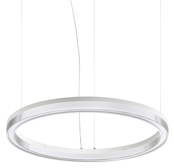 Lampada A Sospensione Crown LED 31W Luce Calda Bianco Altezza Regolabile Ideal Lux