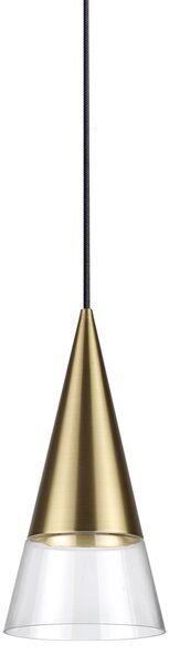 Lampada A Sospensione Collezione CONO GU10 Ottone Altezza Regolabile Ideal Lux