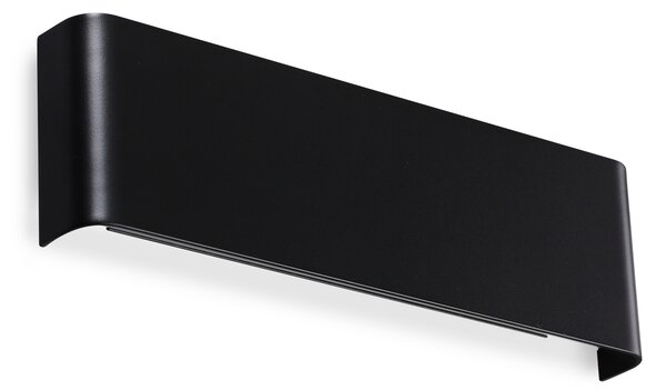 Applique Delta LED 10W Luce Calda 3000K Finitura Nera Ideal Lux