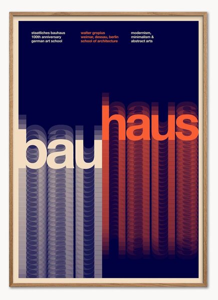 Stampa digitale Bauhaus Art