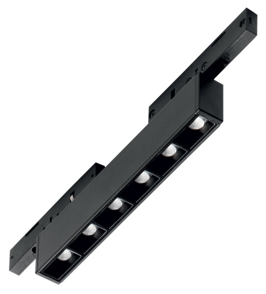 Faretto Da Incasso DEVA LED 5W Luce Naturale 3000K Nero Ideal Lux