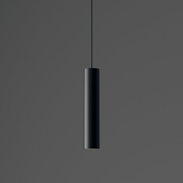 Lampadario Deva LED 6W Luce Calda 3000K Nero Ideal Lux