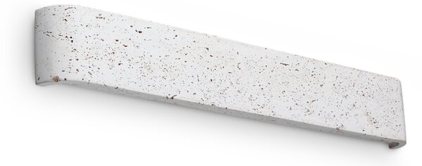 Applique Delta Luce LED 19.5W Luce Calda Cemento Dimmerabile Ideal Lux
