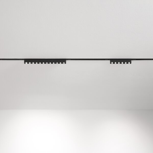 Faretto Deva Led Integrato 5W Luce Calda 3000K Nero Ideal Lux