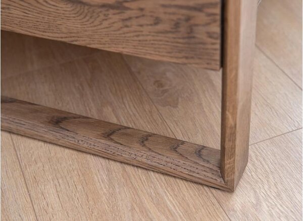 Letto in legno naturale massello affumicato 140x200- Arrediorg.it ®