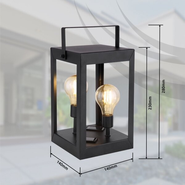 Globo 36700 - Lampada solare LED SOLAR 2xLED/0,06W/3V IP44