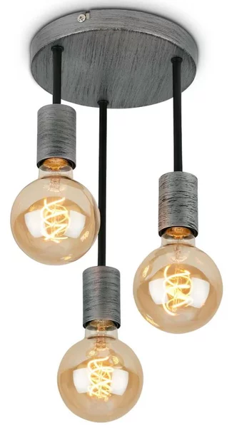 Briloner - Lampadario a sospensione con filo HENGA 3xE27/60W/230V