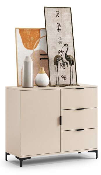 Comò LANA K-100S Beige (Champagne) - MOBILE CON CASSETTI