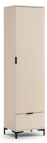 Armadio LANA SZ-50 Beige (Champagne) - GUARDAROBA 1 ANTA CON CASSETTO
