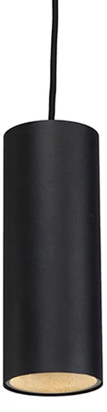 Lampada a sospensione smart nera con WiFi GU10 - Tubo