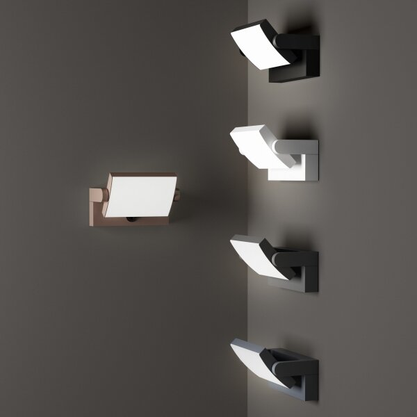 Ideal Lux - Applique a LED da esterno SWIPE LED/21W/230V antracite