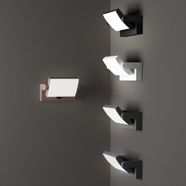 Ideal Lux -LED lampada da parete per esterni con sensore SWIPE LED/21W/230V CRI90 IP54 grigio