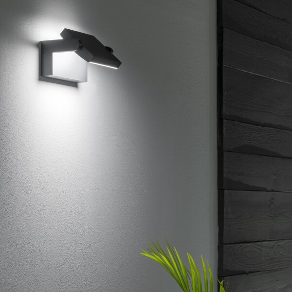 Ideal Lux - Applique a LED da esterno SWIPE LED/21W/230V antracite