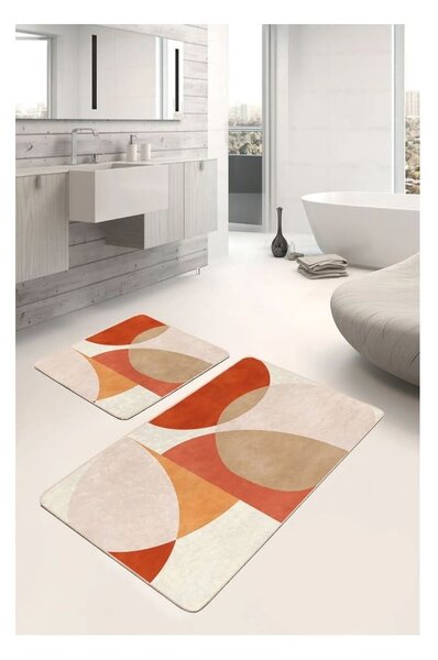 Set di tappetini per il bagno in velluto 2 pz 60x100 cm – Mila Home
