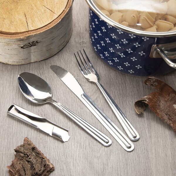Posate argentate in acciaio inox 4 pz KEMP – Orion