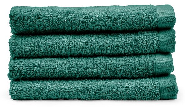 Set di asciugamani con asciugatura rapida verdi in cotone 4 pz 30x30 cm Quick Dry – Catherine Lansfield
