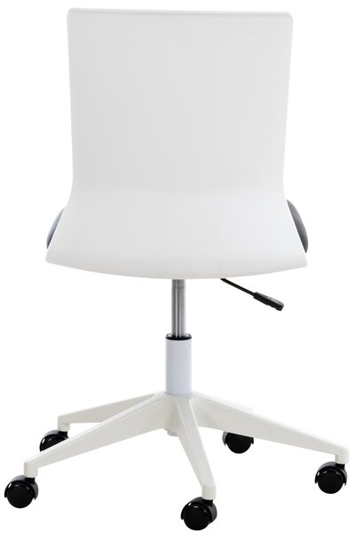 Sedia da ufficio CLP Apolda, ergonomica | Colore: nero | Materiale: ecopelle