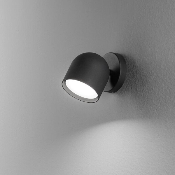 Ideal Lux - Luce Spot da parete a LED DODO 1xGX53/9W/230V nero