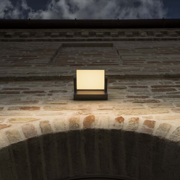 Ideal Lux -Applique a LED da esterno SWIPE LED/20,5W/230V CRI 90 IP54 marrone