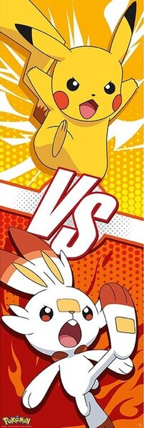 Posters, Stampe Pokemon - Pikachu and Scorbunny