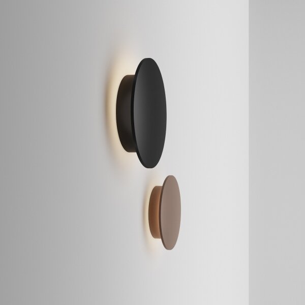 Ideal Lux - Applique LED da esterno PUNTO LED/9W/230V CRI, diametro 18 cm, IP54, nero