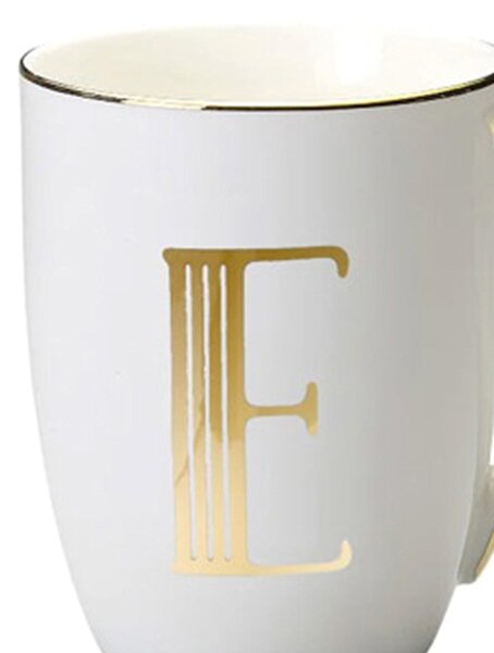 TAZZA MUG BITOSSI HOME LETTERA E ART. LET01005