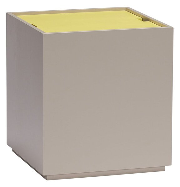 Cassapanca in legno di frassino giallo-grigio 40x45 cm Vault - Hübsch