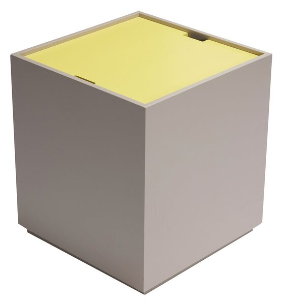 Cassapanca in legno di frassino giallo-grigio 40x45 cm Vault - Hübsch